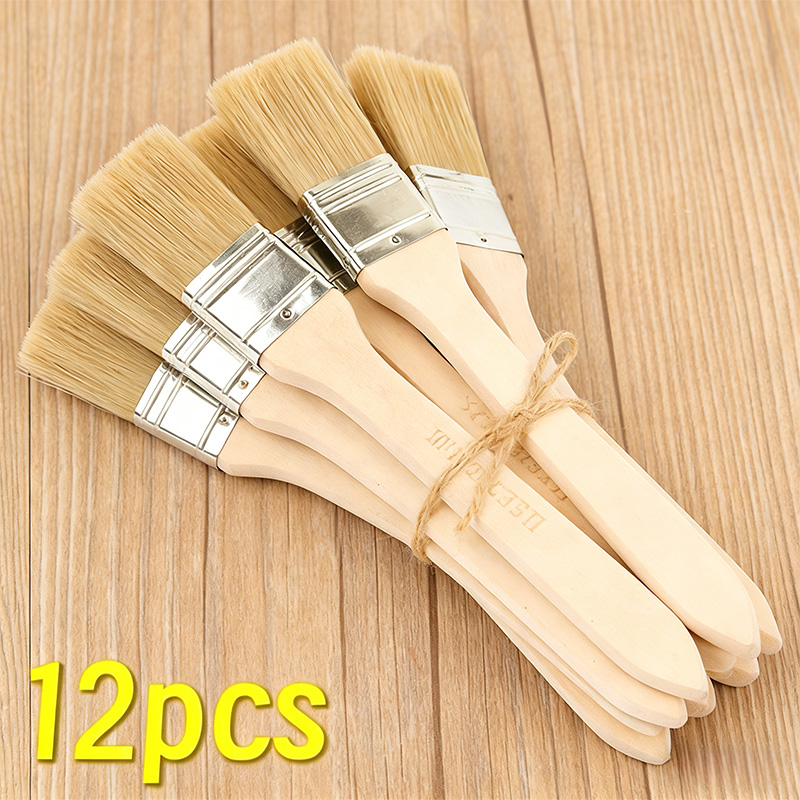 Furniture Hardware Pulls - 1-24 Buah Set Kuas Cat Profesional