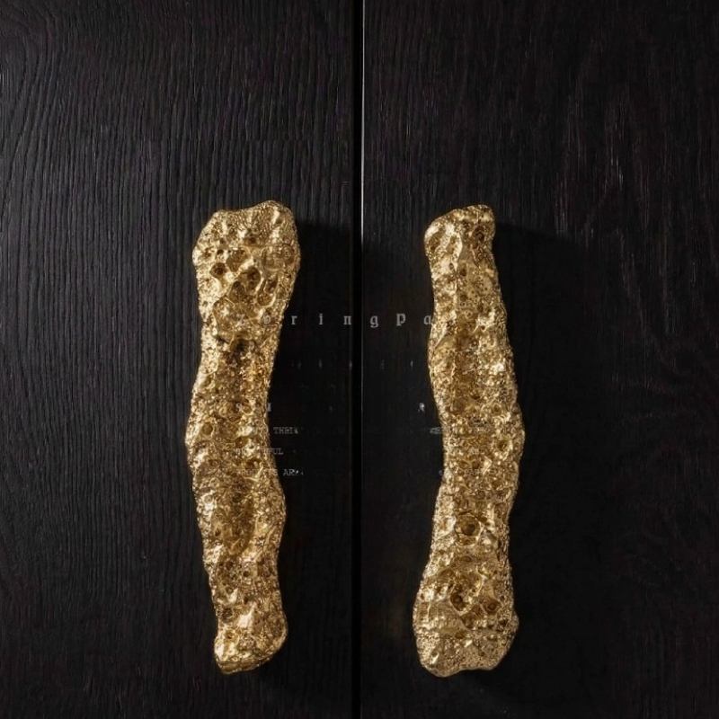 Unique Furniture Hardware Pulls - Aksesoris Kabinet Aluminium Kuningan, Gagang Pintu
