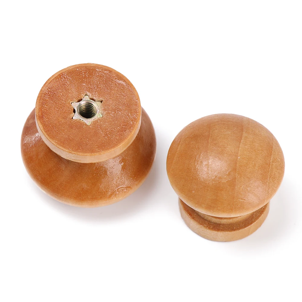 Furniture Hardware Pulls - 10 Buah/Lot Kenop Laci Kayu Alami