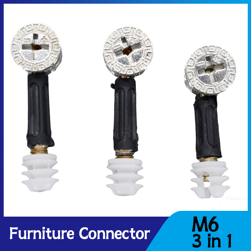 Cam Lock Nut - Perlengkapan Furnitur 3 in 1 Konektor