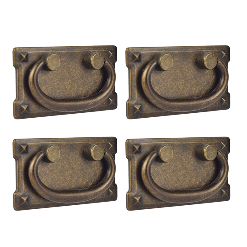 Furniture Hardware Pulls - 4 Buah Gagang Tarik Cincin Laci
