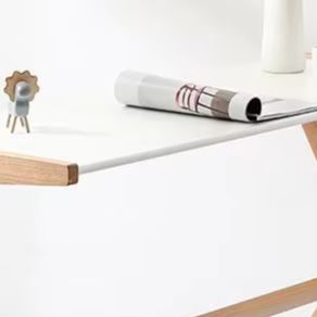 Japanese Furniture Hardware - Meja Belajar Kayu Solid Gaya Nordik