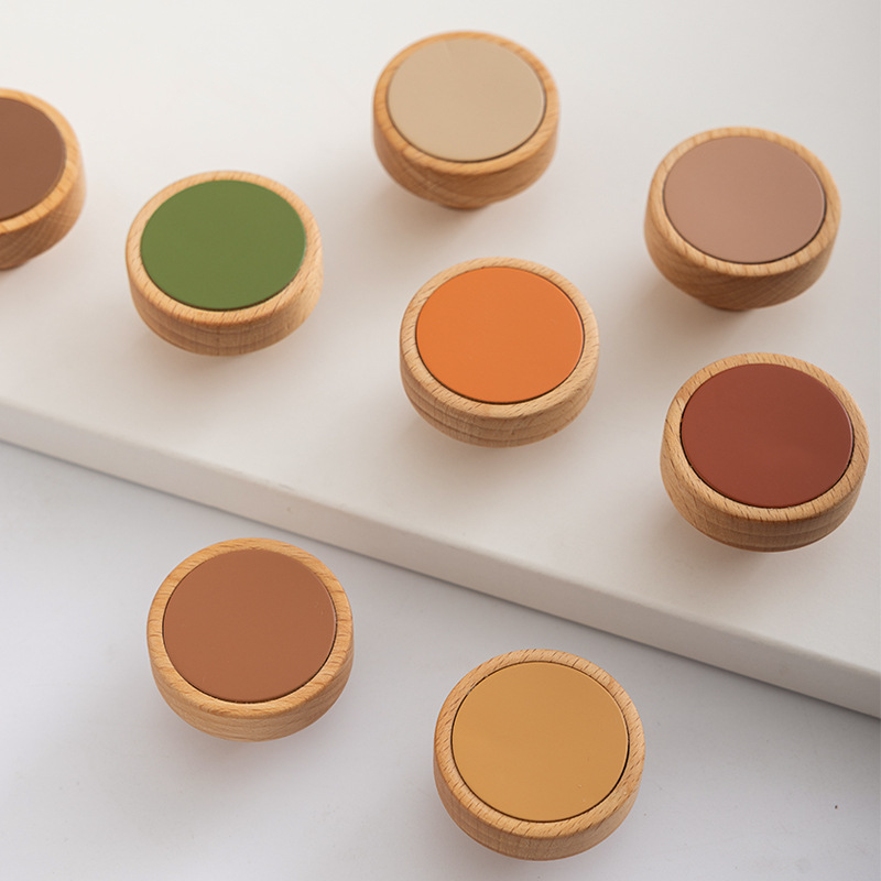 Japanese Furniture Hardware - Pegangan Kayu Solid Wabi-Sabi Jepang dengan