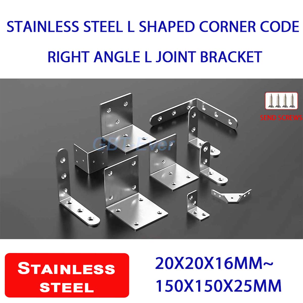 Joint Connector Bracket - 2-10 Buah Konektor Sudut Kabinet Furnitur