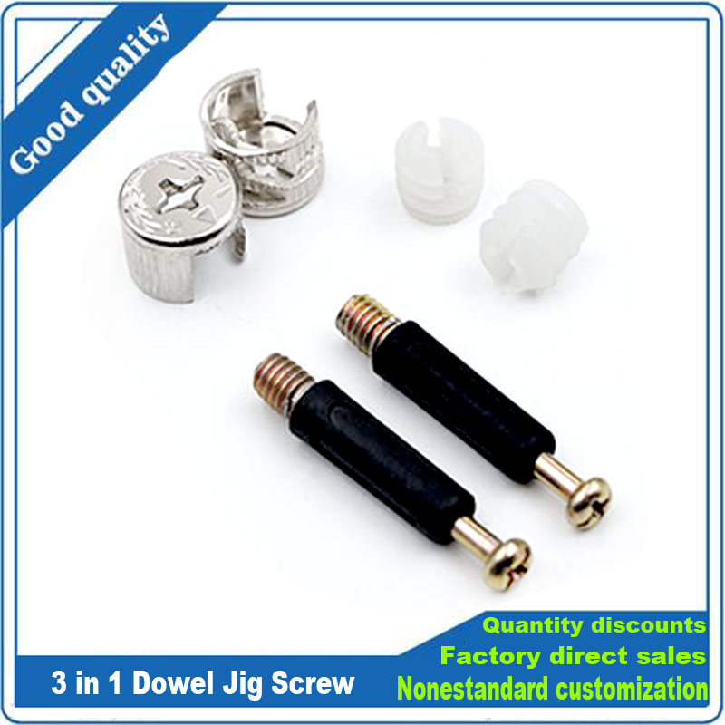 Cam Lock Nut - Set Perangkat Penghubung Furnitur 3 in