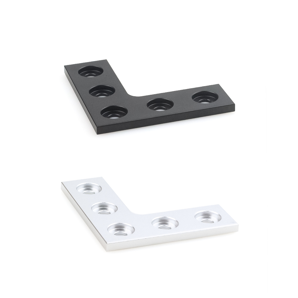 Joint Connector Bracket - 2 Buah/Lot Tipe L 5 Lubang