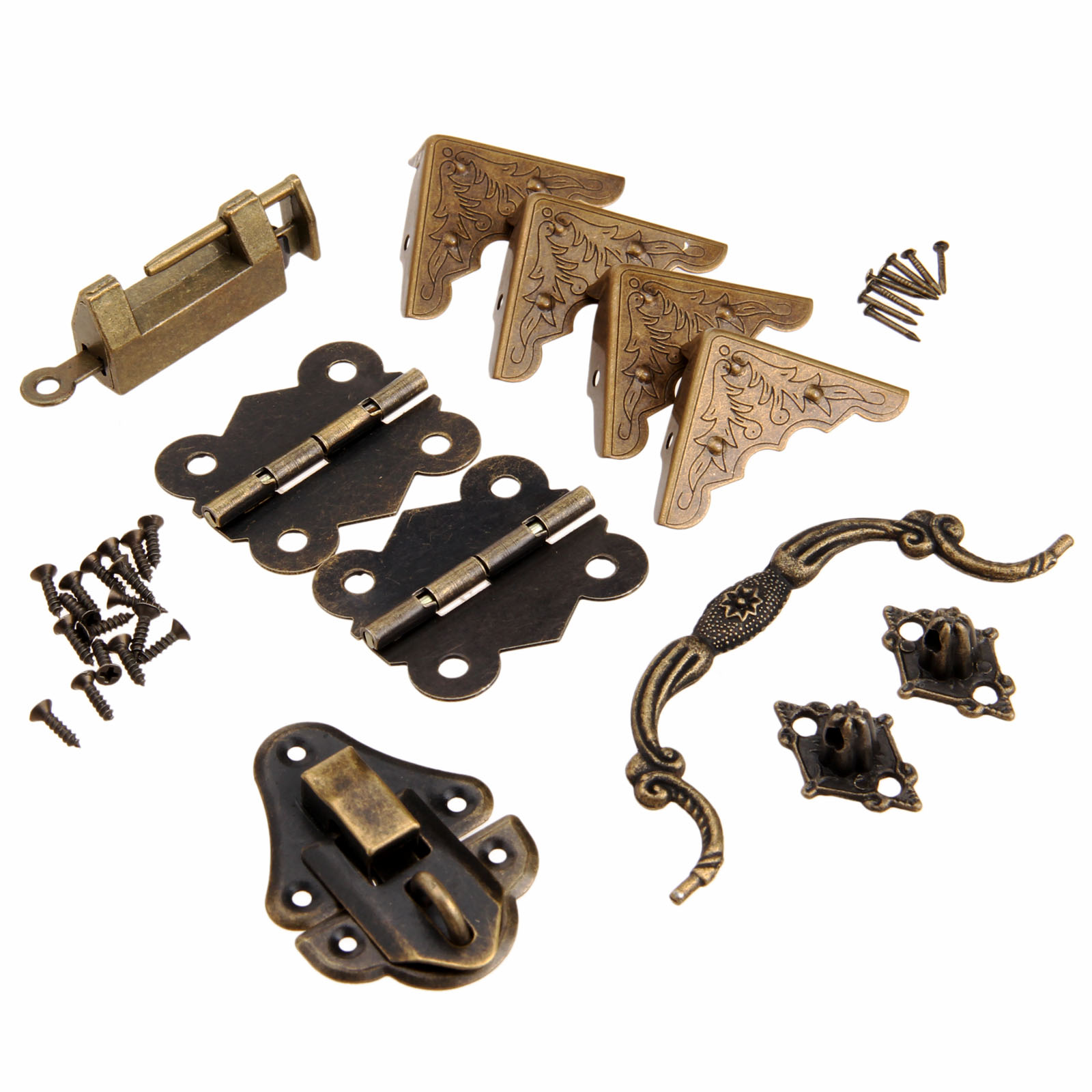 Furniture Hardware Pulls - 9 Buah/Set Perlengkapan Mebel Kuningan Cina