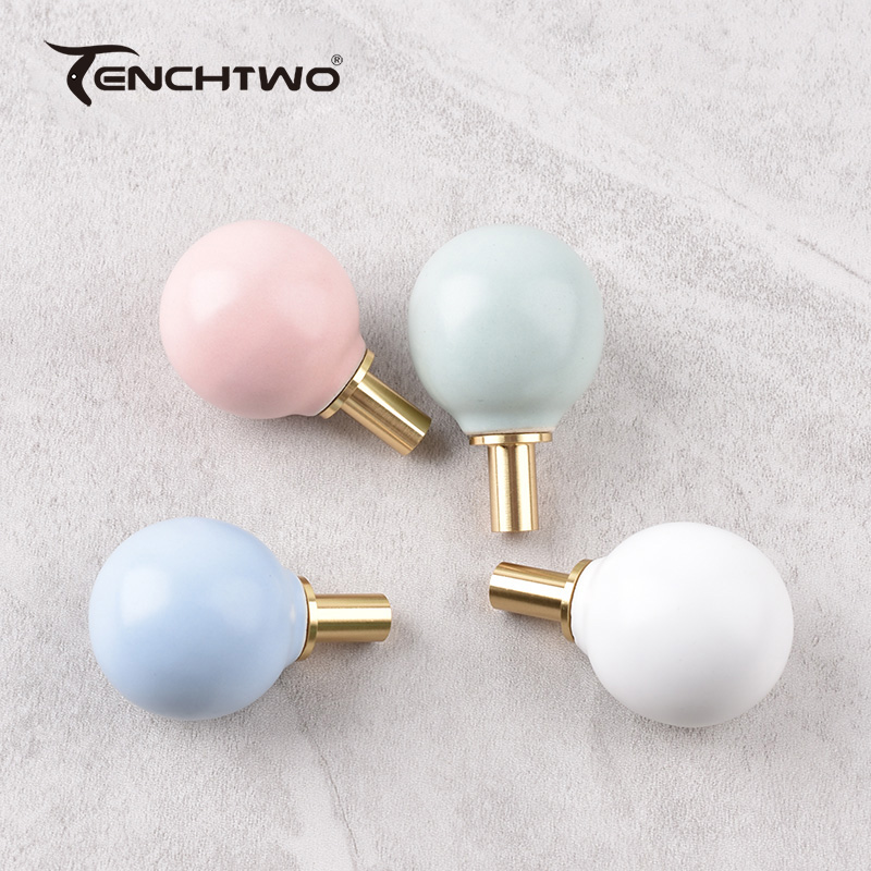 Kait keramik bulat gantungan b - Furniture Hardware Pulls ulasan dan harga
