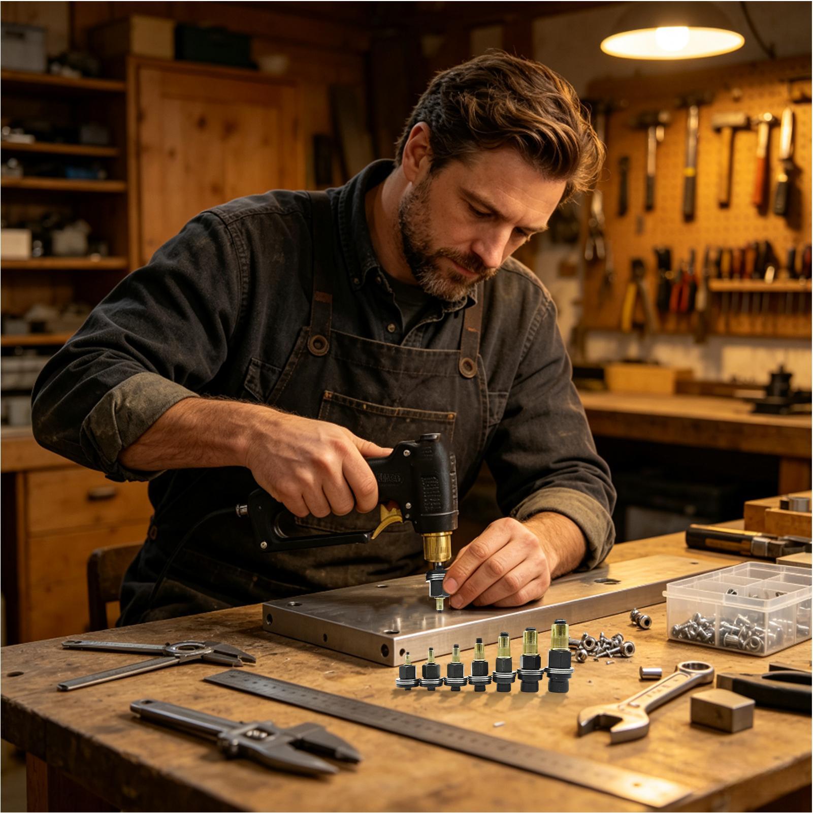 Perangkat Alat Pemasang Mur Ri - Furniture Hardware Threaded Inserts ulasan dan harga