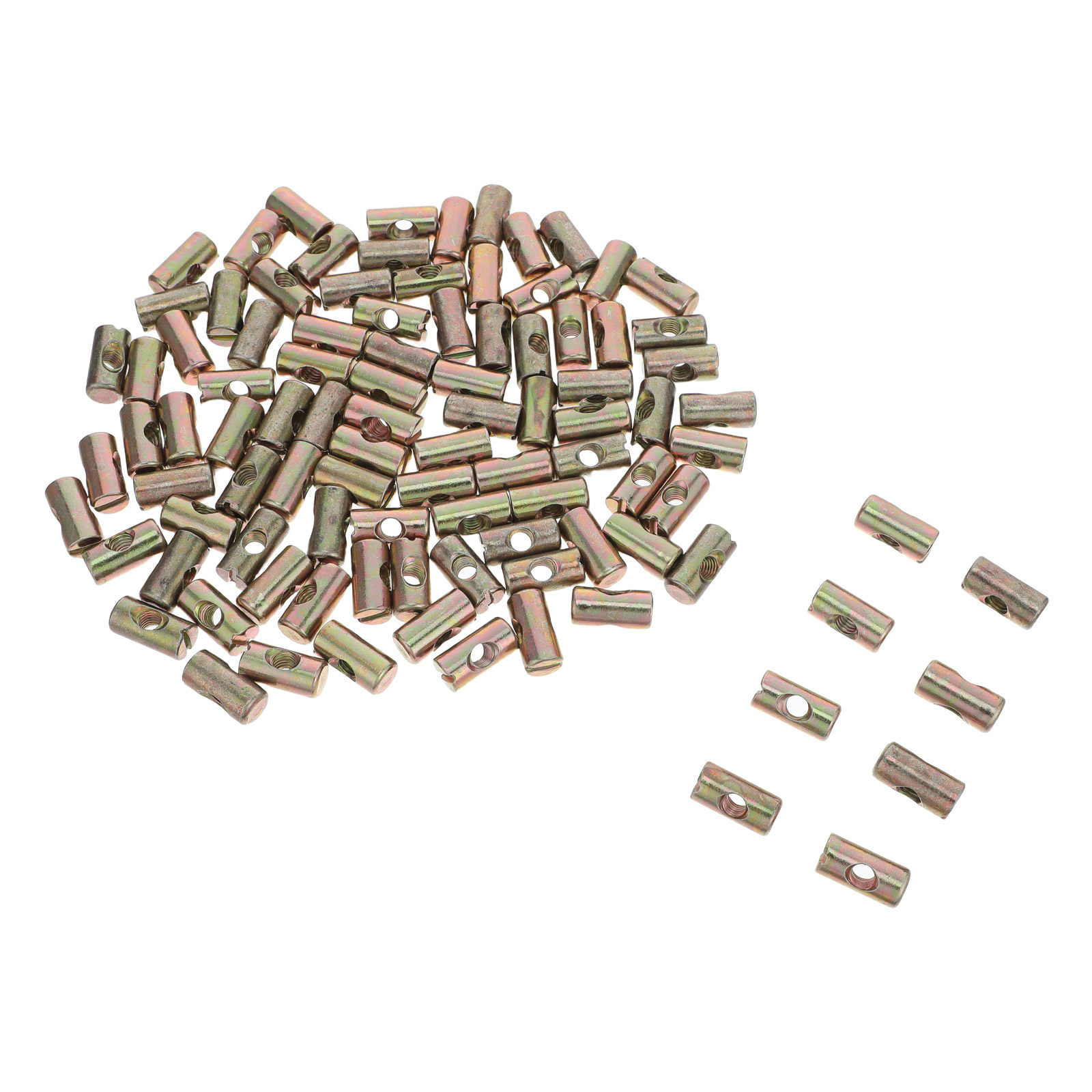 100Pcs Konektor Sambungan Furn - Furniture Hardware Threaded Inserts ulasan dan harga