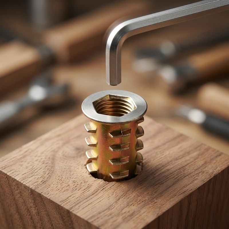 Mur Baut Sisipan Berulir Baja  - Furniture Hardware Threaded Inserts ulasan dan harga