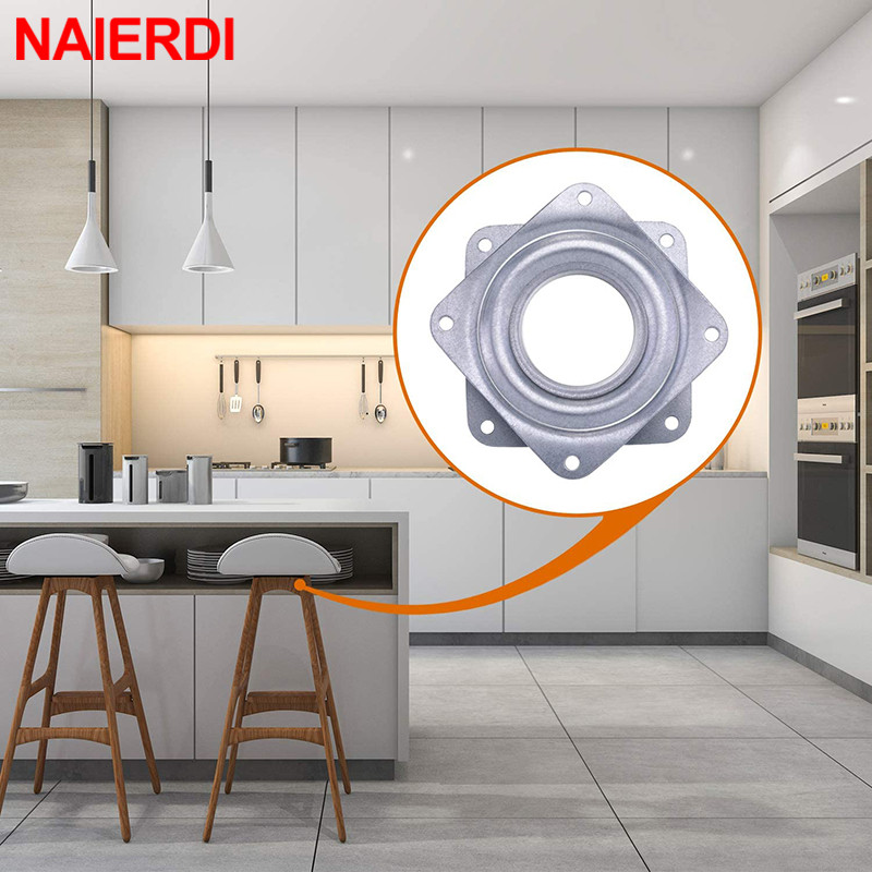 NAIERDI 3 Inch Putar Piring Fu - Furniture Hardware And Fittings ulasan dan harga