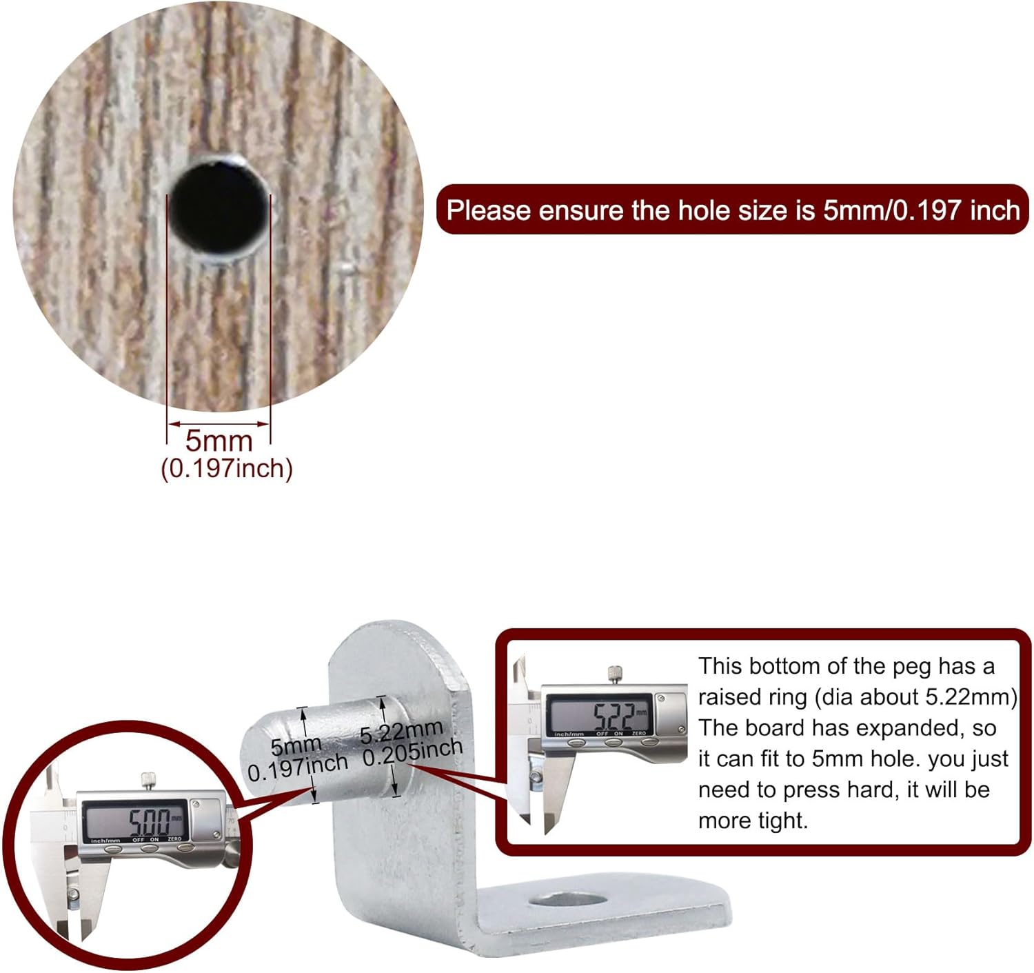 Penyangga Rak 5mm Bentuk L, Pe - Shelf Peg Support ulasan dan harga