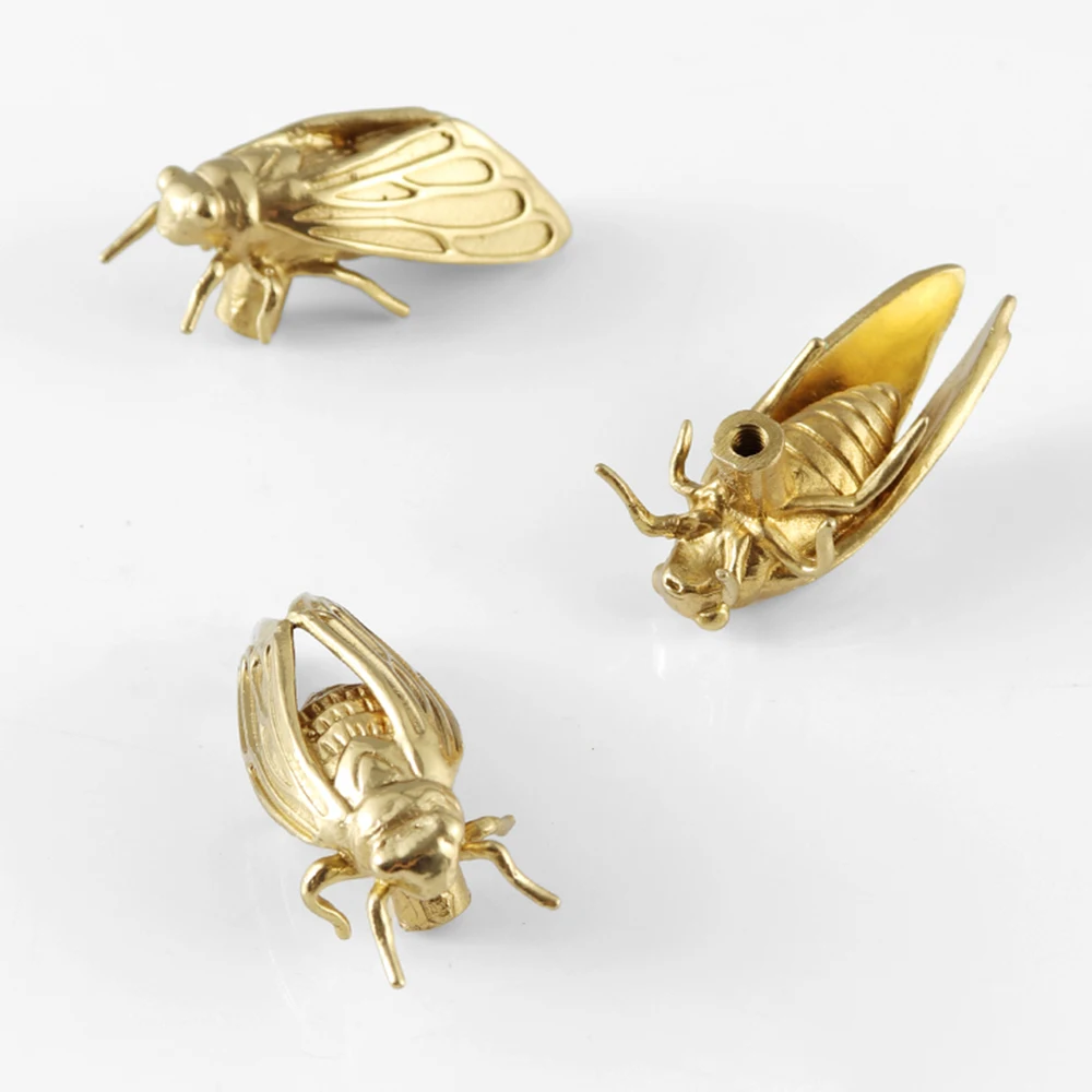 Kuningan Cicada kabinet kenop  - Unique Furniture Hardware Pulls ulasan dan harga
