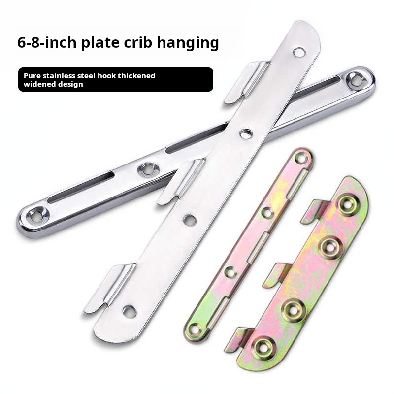 1set 6/8 inci Braket Tempat Ti - Furniture Rails Hardware ulasan dan harga