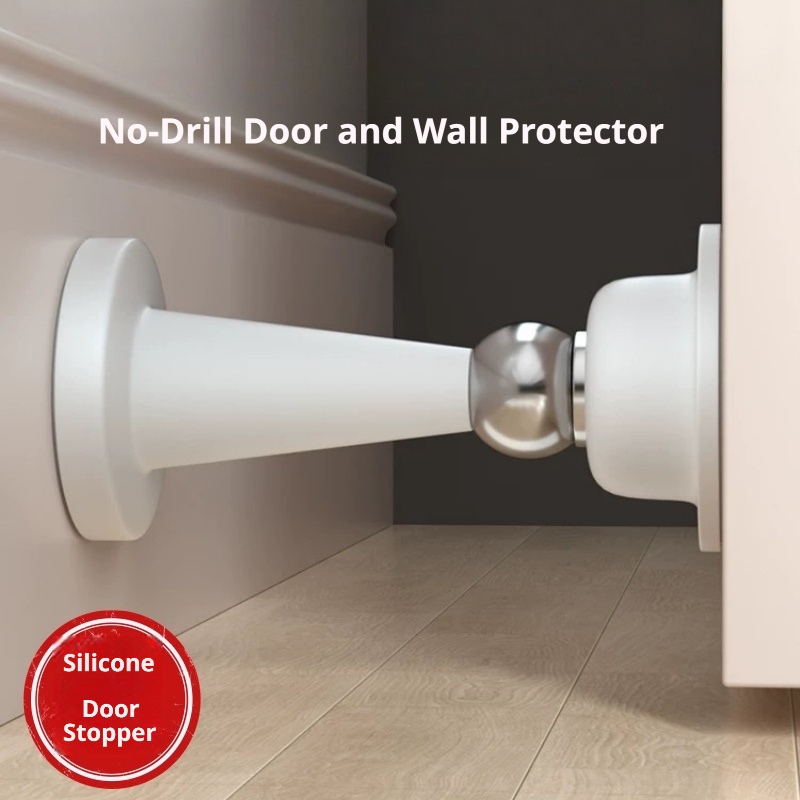 Penahan Pintu Silikon Tanpa Bo - Furniture Hardware And Fittings ulasan dan harga