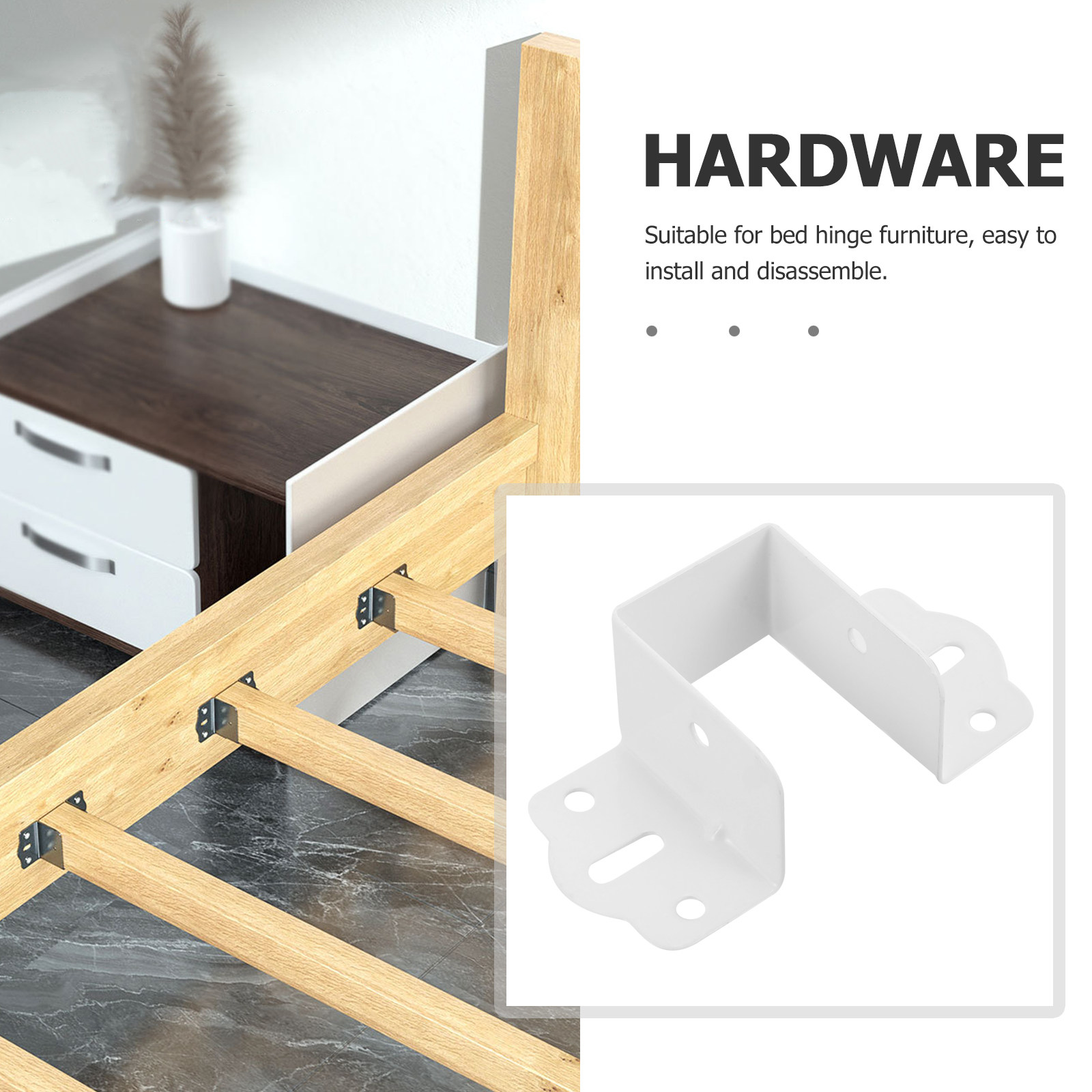 4 Buah Pengait Rel Tempat Tidu - Furniture Rails Hardware ulasan dan harga