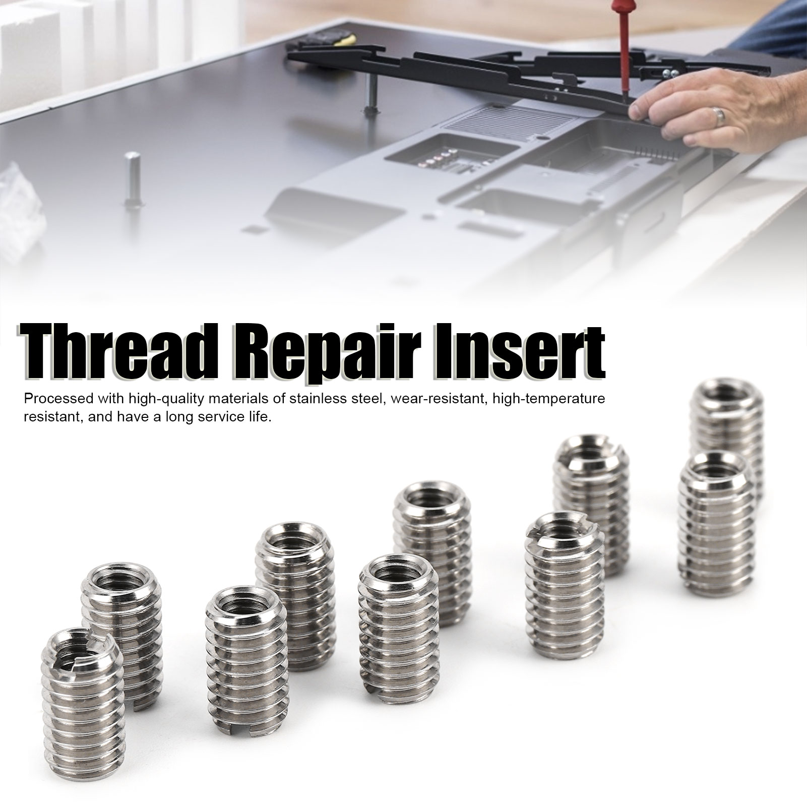 10 Buah Mur Pereduksi Ulir Pri - Furniture Hardware Threaded Inserts ulasan dan harga