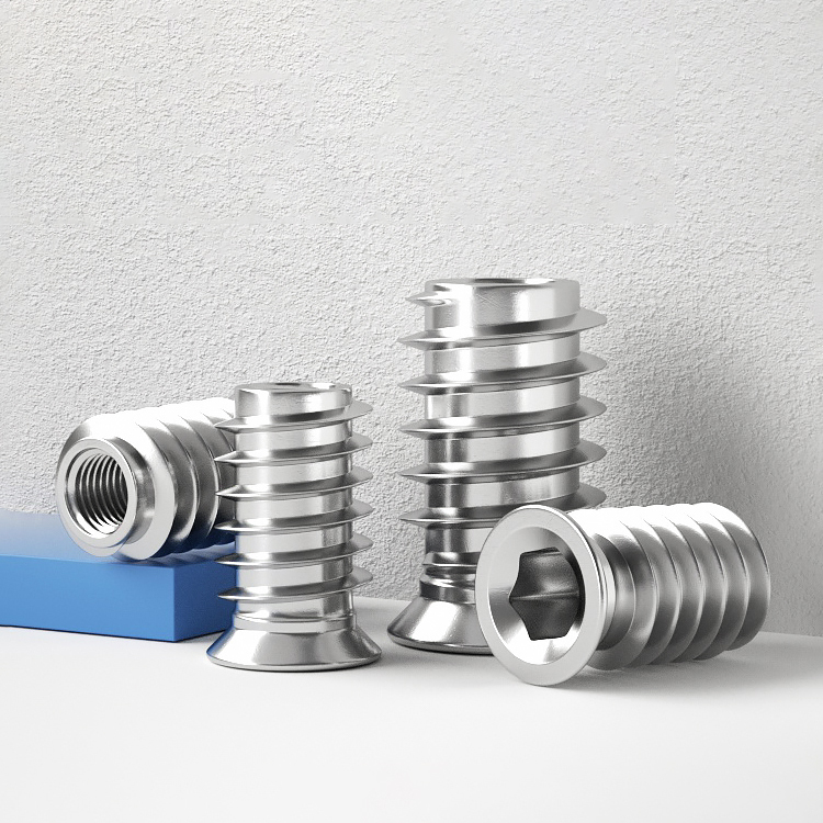Mur Baut Soket Hexagonal Baja  - Furniture Hardware Threaded Inserts ulasan dan harga