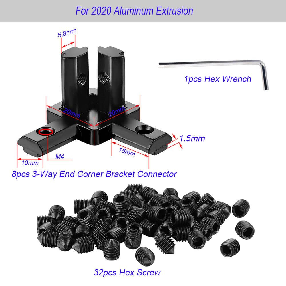 8 Buah Braket Sudut 90 Derajat - Joint Connector Bracket ulasan dan harga