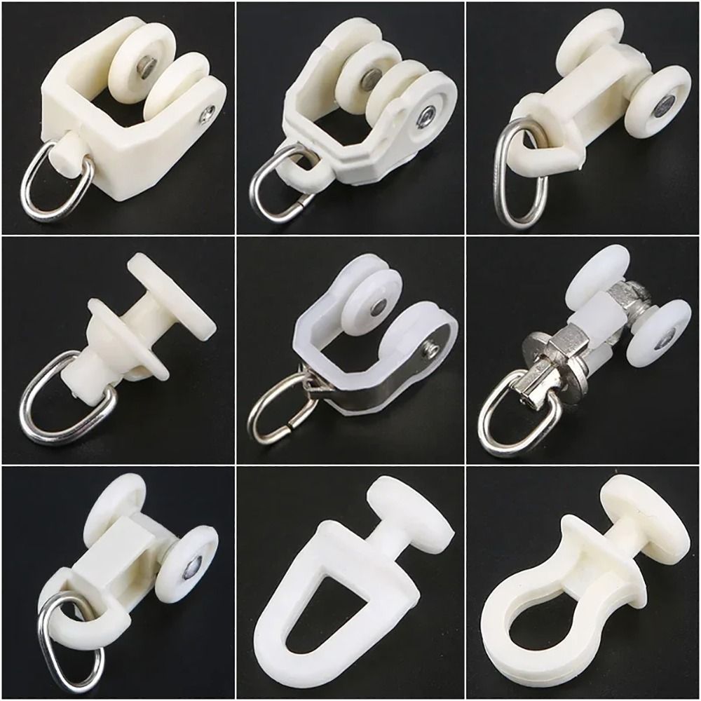 10 Buah Roda Tirai Lurus Melen - Furniture Rails Hardware ulasan dan harga
