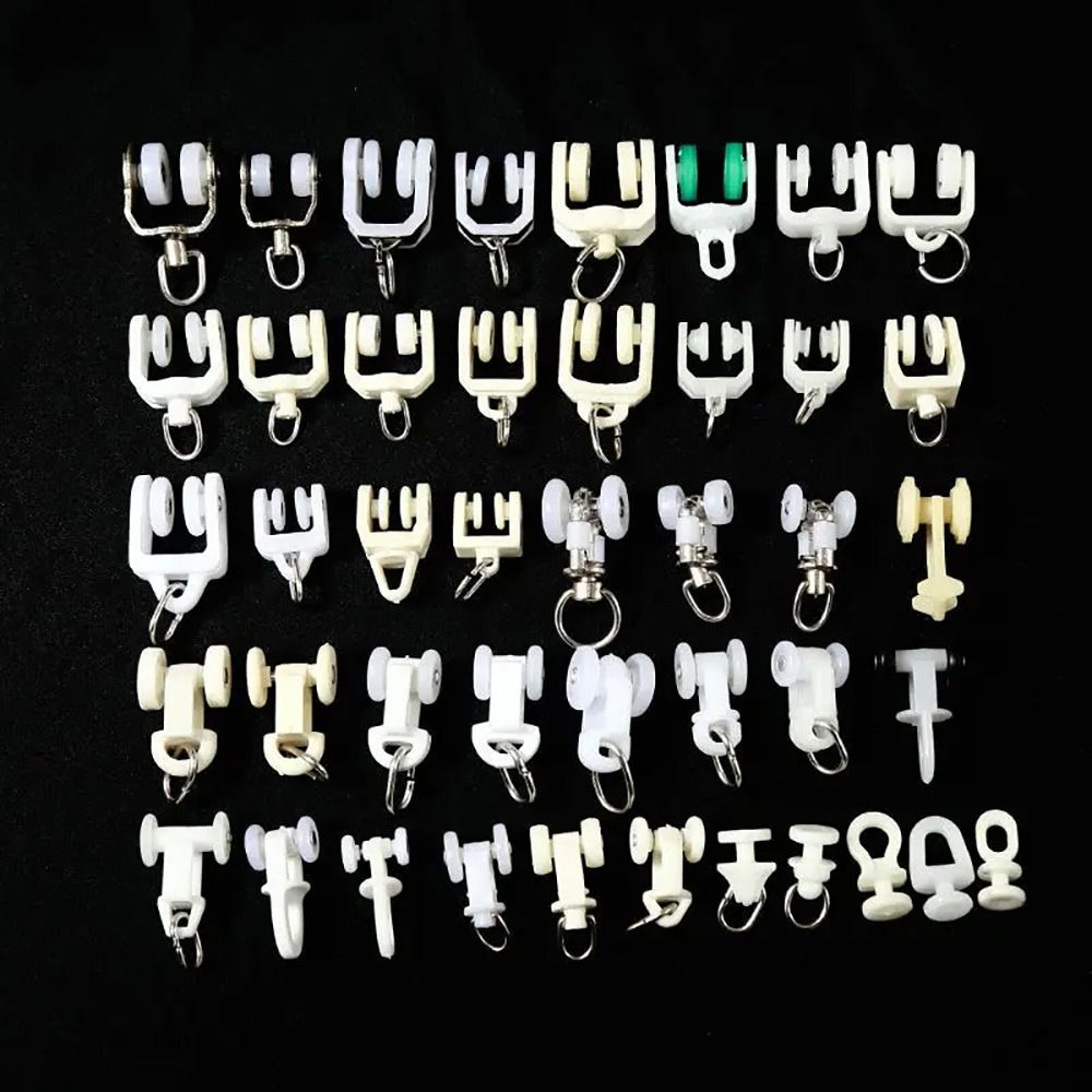 10 Buah Roda Tirai Lurus Melen - Furniture Rails Hardware ulasan dan harga