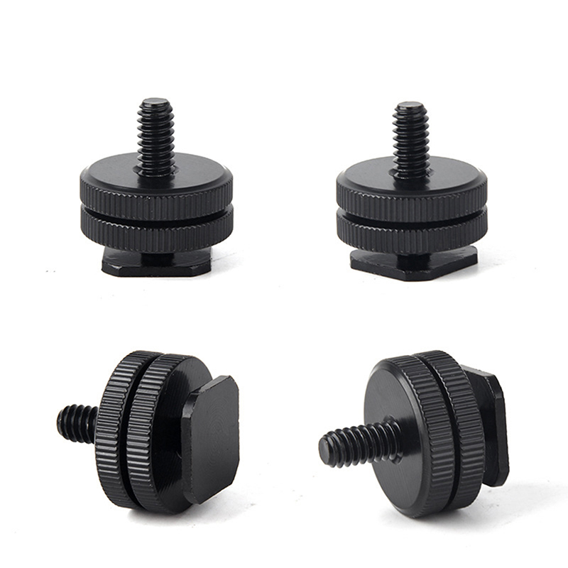 【C】Dual Nut Cold Shoe 1/4 Hot  - Cam Lock Nut ulasan dan harga