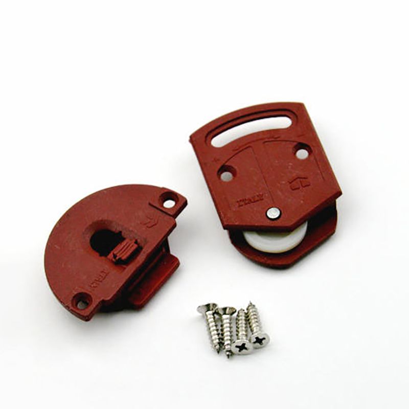1 Set Roda Plastik Lemari Anti - Furniture Rails Hardware ulasan dan harga