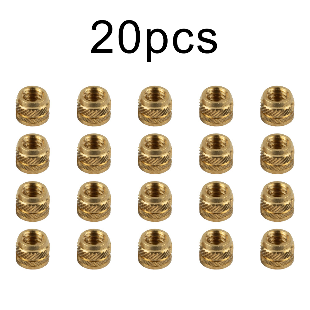 20 buah mur kuningan 1/4-20 ul - Cam Lock Nut ulasan dan harga