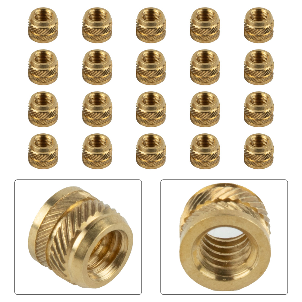 20 buah mur kuningan 1/4-20 ul - Cam Lock Nut ulasan dan harga